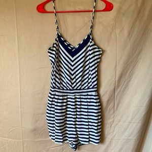 Striped Romper Shorts